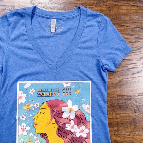 Litographs • Their Eyes Were Watching God tee book lover bibliophile v-neck - Picture 2 of 6